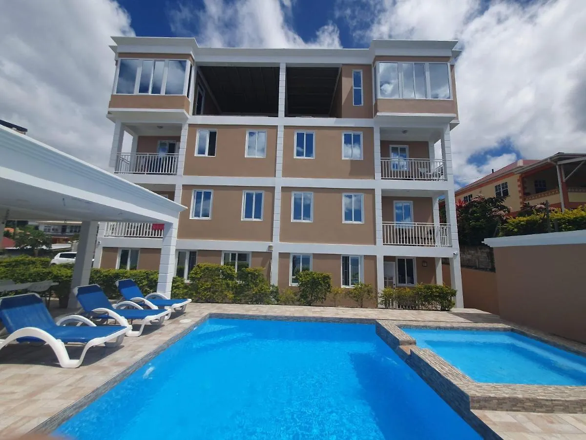 Vip Residence - Ocean & Pool View Lovely 2-Bedroom Apartment Roseau