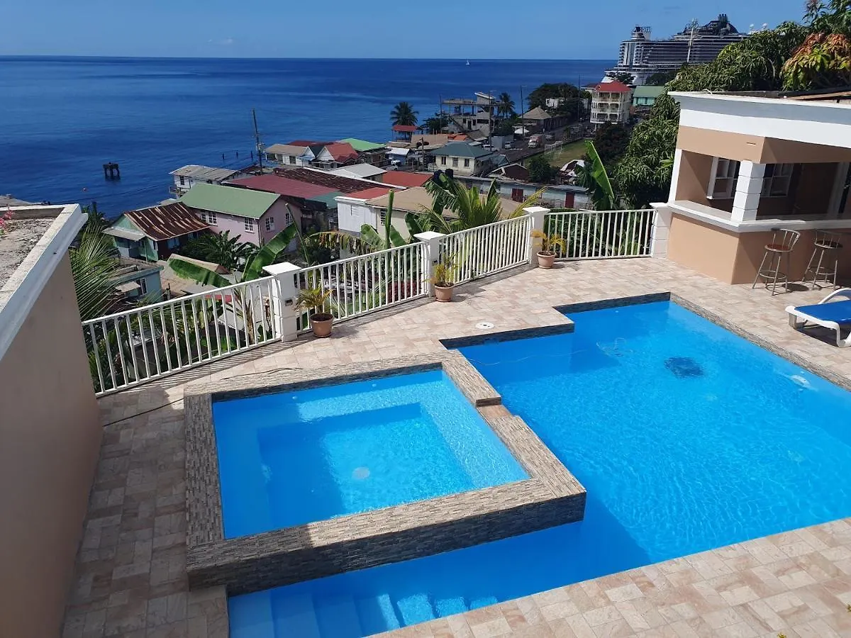 Vip Residence - Ocean & Pool View Lovely 2-Bedroom Apartment Roseau